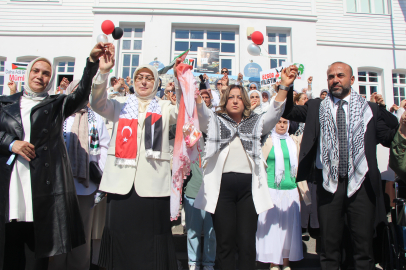 Ak Kadınlardan Gazze için ‘Sessiz Çığlık’