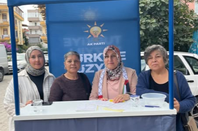 AK Parti Çiftlikköy İlçe Başkanlığı üye standı çalışması gerçekleştirdi