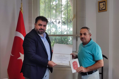 Din görevlilerine teşekkür belgesi takdim edildi