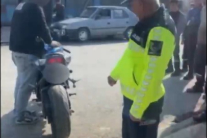 Yalova’da abartı egzoz takan 2 araç trafikten men edildi