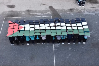 Yalova Nene Hatun Lisesi öğrencilerinden Gazze’ye koreografili destek