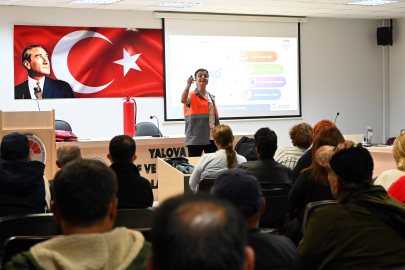 Yalova Belediyesi’nden tüm personele ‘Afet Farkındalık Eğitimi’