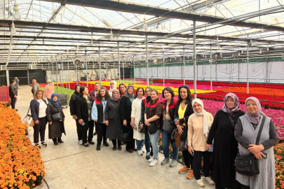 Kadın üreticiler Yalova’da incelemede bulundu