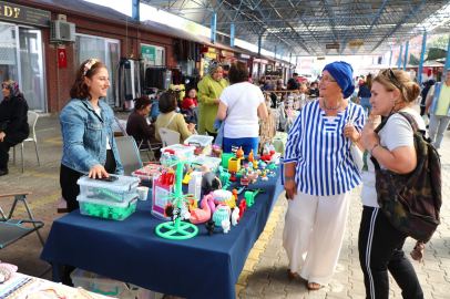 Çiftlikköy’de Kadın El Emeği Pazarı’na yoğun ilgi