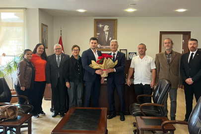 CHP Altınova Örgütü'nden Kaymakam Kazar'a ziyaret