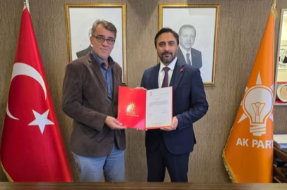 Safranköy Temsilciliğine Atanan Özcan Serin’e mazbatası teslim edildi