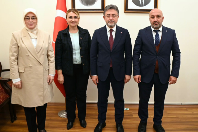 Meliha Akyol ve Yasemin Fazlaca’dan Bakan Yumaklı’ya yatırım ziyareti