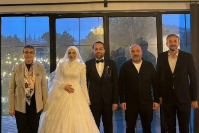 Başkan Fazlaca ve Sancaktutan, Dr. İbrahim Temizkan'ın düğün merasimine katıldı