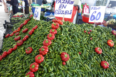 Gül Kardeşler’in Kornişon tezgahı Yalova Semt Pazarı’nda ilgi odağı oldu