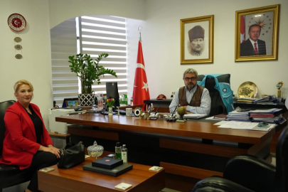 Mahalle Muhtarı Kübra Uzunok’tan Uzm. Dr. Halim Ömer Kaşkıcı’ya ziyaret