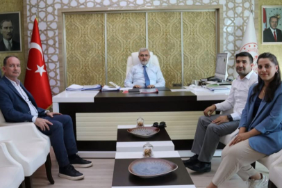 Yeşilay’dan İl Milli Eğitim Müdürü Aytekin Yılmaz’a ziyaret