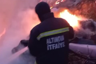 Altınova’da korkutan orman yangını
