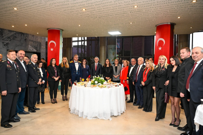 İl protokolü Cumhuriyet Bayramı Resepsiyonunda bir araya geldi