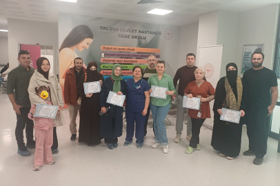 Gebe Okulunda baba adaylarına eşli eğitimler devam ediyor