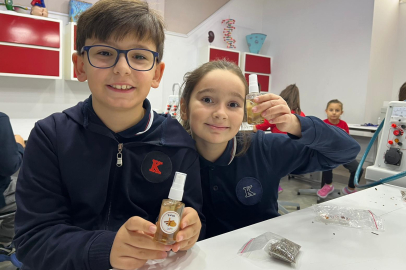 Öğrenciler parfüm yapmayı öğrendi