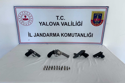 Termal’de ruhsatsız tabanca operasyonu! 1 gözaltı