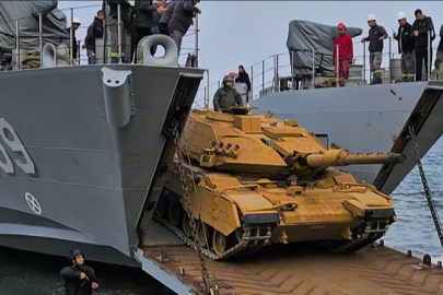 Yeni nesil çıkarma gemisi Ç- 159’dan Esenköy’de nefes kesen tatbikat