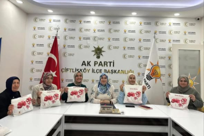AK Parti Çiftlikköy İlçe Kadın Kolları’ndan haftalık olağan toplantı