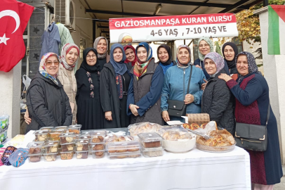 Yalova GOP Camii’nde minik öğrencilerinden Gazze İçin anlamlı kermes