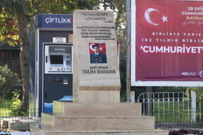 Çiftlikköy Belediyesi’nden Şehit Talha Bahadır’a vefa