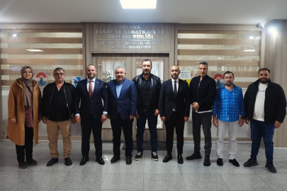 İlhan esnaf odası ziyaretlerini sürdürdü