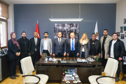 İlhan'dan Engin'e ziyaret: Esnafın sorunları masaya yatırıldı