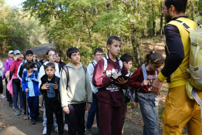 Öğrenciler doğayla iç içe bir gün geçirdiler