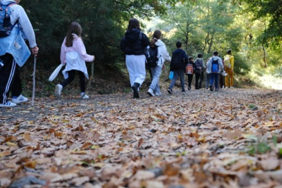 Öğrenciler doğayla iç içe bir gün geçirdiler