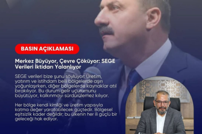 Yalova Anahtar Parti'den SEGE 2025 verilerine sert tepki: "Merkez büyüyor, çevre çöküyor"