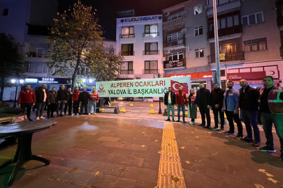 Alperenler şehit askerleri unutmadı