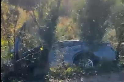 Sudüşen Şelalesi yolunda bir aile ölümden döndü