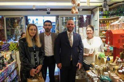 YESO Başkan Adayı Oktay İlhan, Mimar Sinan Caddesi esnafıyla buluştu