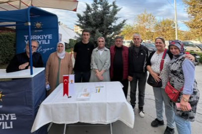 AK Parti Çiftlikköy İlçe Başkanlığı vatandaşla buluştu