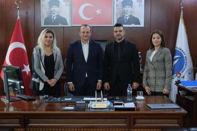 Bahçeşehir Koleji’nden Çiftlikköy Belediye Başkanı Adil Yele’ye ziyaret