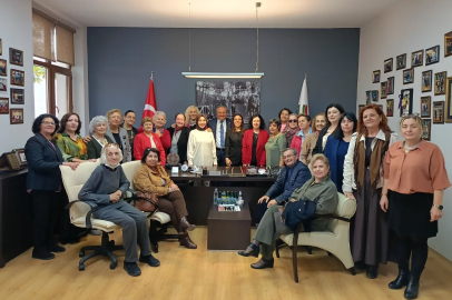 Emekli öğretmenlerden Kenan Engin’e ziyaret