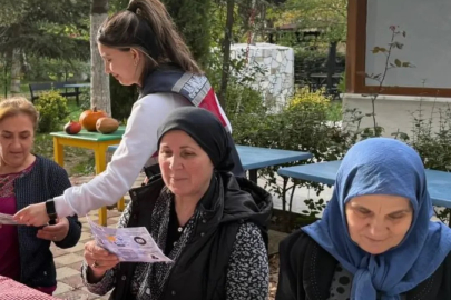 Jandarma ekipleri dolandırıcılık olaylarına karşı köylüleri bilgilendirdi