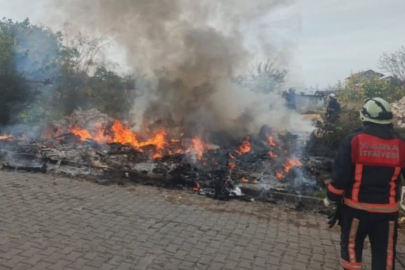 Yalova’da korkutan çöp yangını