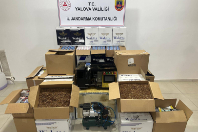 Yalova ve Orhangazi’de eş zamanlı kaçak tütün operasyonu