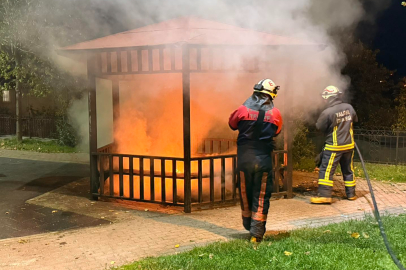 Vandallar iş başında! Yakılan yatak yüzünden kamelya küle döndü
