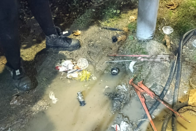 Cevdet Aydın Parkı’nda su arızasına anında müdahale