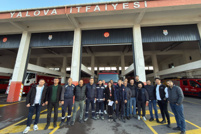 Marmaragaz personeline yangın müdahale eğitimi