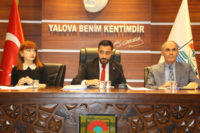 Yalova Belediye Meclisi yılın son toplantısını yaptı