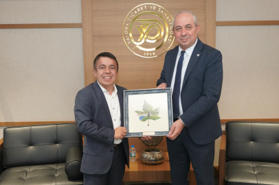 Halter Şampiyonu Halil Mutlu’dan YTSO’ya ziyaret