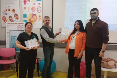 Gebe Okulunda eşli eğitimler devam ediyor