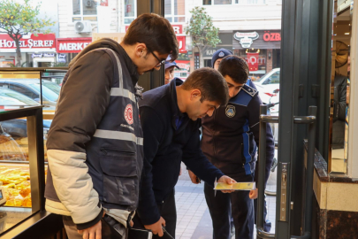 Zabıta ekiplerinden market ve restoranlara denetim