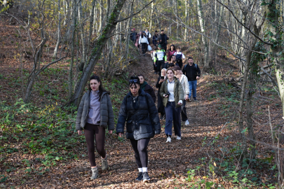 Doğa yürüyüşü doğa tutkunlarını buluşturdu