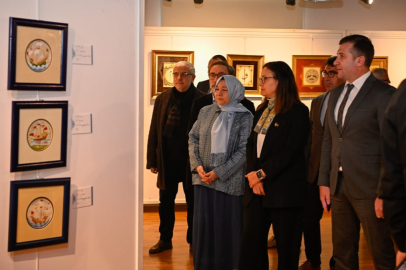 Aile temalı Tezhip Sergisi ilgi gördü