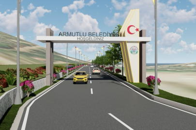 Armutlu’nun girişi yep yeni bir görünüme kavuşacak