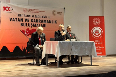 Gaziler öğrencilerle buluştu