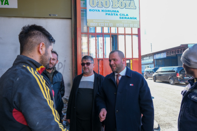 Oktay İlhan sanayi esnafının taleplerini dinledi